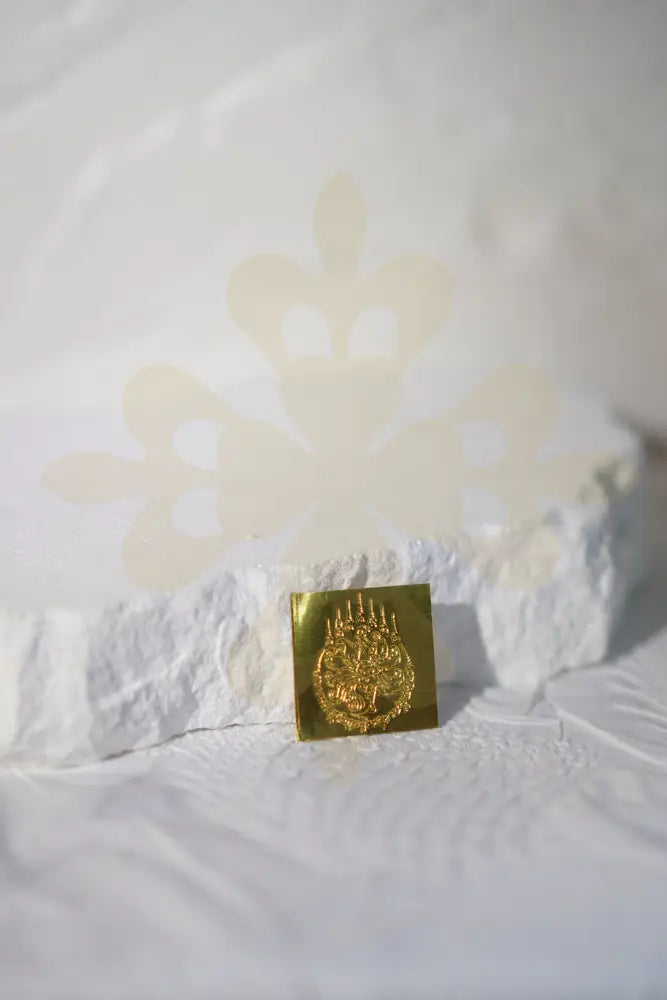 Nine Tailed Fox Mini Gold Foil Gold Foil