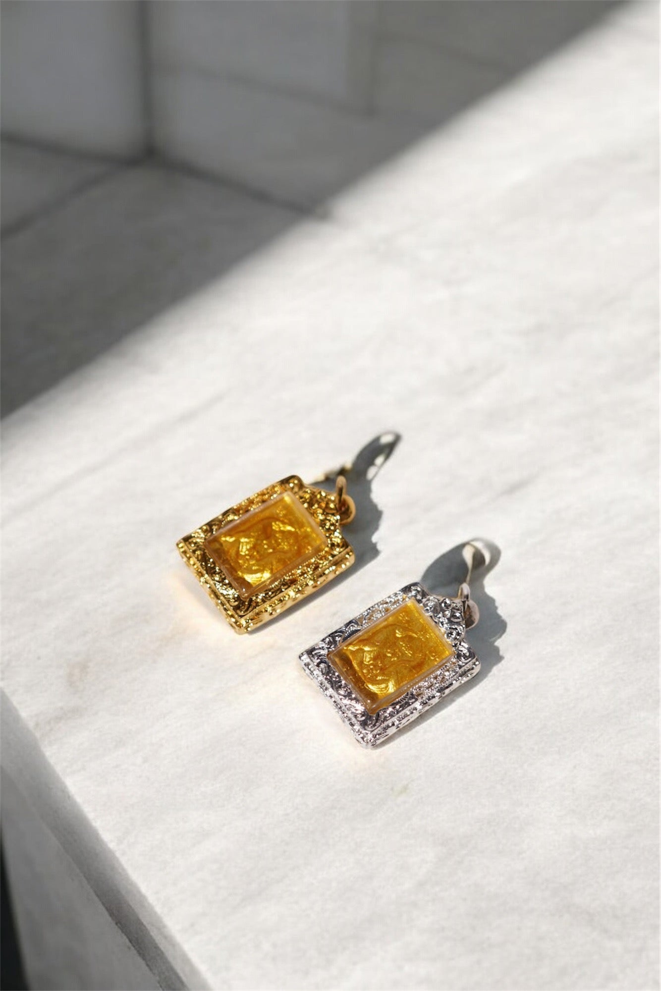 Salika with Sapphire Amulet